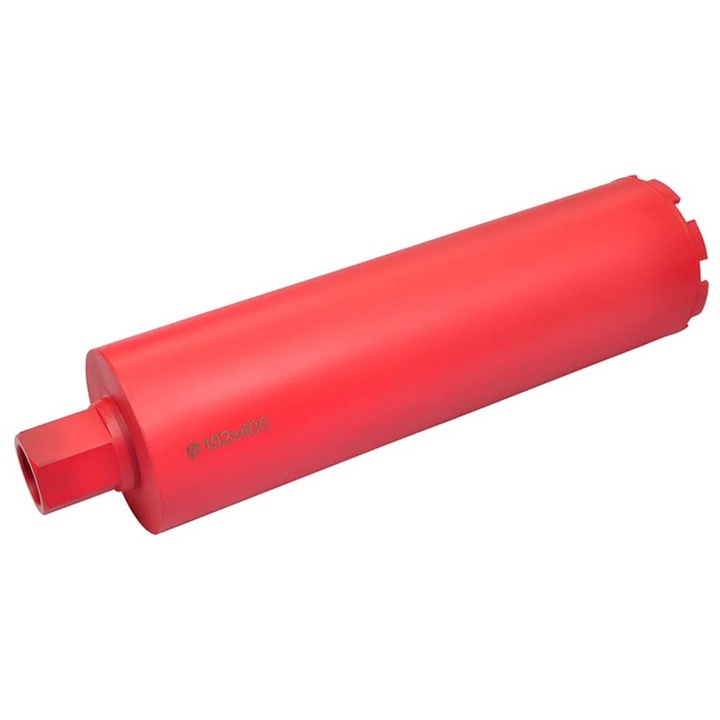 Virf burghiu cu carota diamantata gaurire uscata si umeda vidaXL, 102mmx400 mm