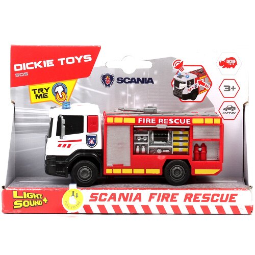 Masina Dickie Toys de Pompieri cu Sunete si Lumini