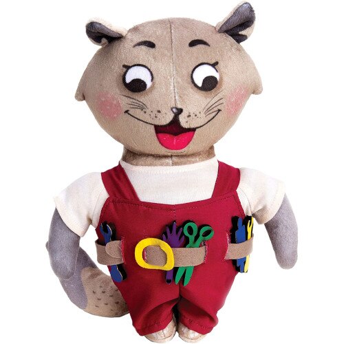 Jucarie Chalk and Chuckles de Plus Pisicuta cu Surprize Makermax