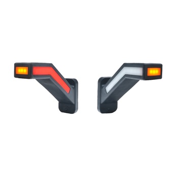 Set 2X Lampi Gabarit, Stanga si Dreapta, LED, Neon Efect, 3 Functii, 12-24V, 18.5cm Set 2X Lampi Gabarit, Stanga si Dreapta, LED, Neon Efect, 3 Functii, 12-24V, 18.5cm