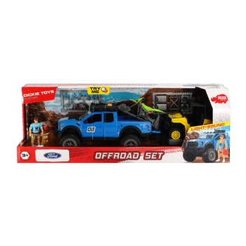 Set Dickie Toys, masina cu lumini si sunet - Playlife offroad Set Dickie Toys, masina cu lumini si sunet - Playlife offroad