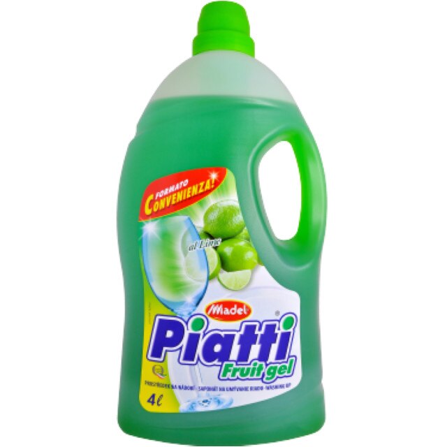 Detergent de vase cu lime Piatti Gel Madel 4L