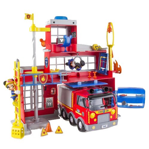 Statie IMC de Pompieri Mickey cu Efecte Luminoase si Sonore