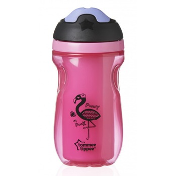 Cana Tommee Tippee Sippee Izoterma, ONL 260 ml Ciclam Cana Tommee Tippee Sippee Izoterma, ONL 260 ml Ciclam