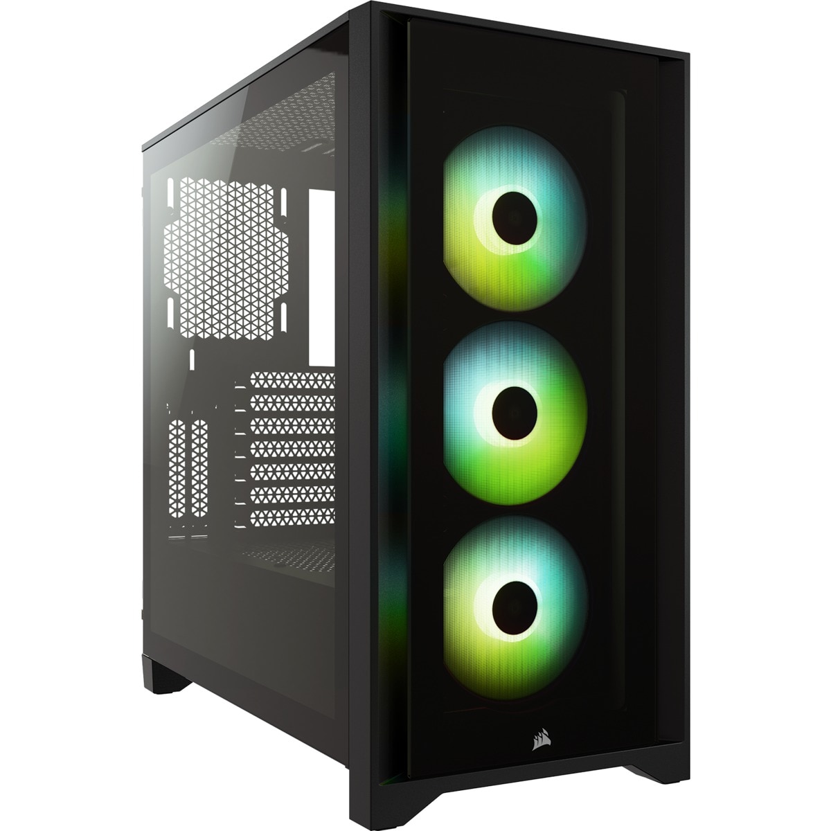 Carcasa Corsair iCUE 4000X RGB, Mid-Tower, fara sursa, ATX, Black