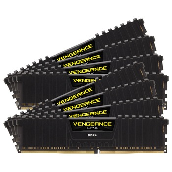 Memorie Corsair VENGEANCE® LPX, 256GB (8 x 32GB) DDR4, 3600MHz CL18, Memory Kit Memorie Corsair VENGEANCE® LPX, 256GB (8 x 32GB) DDR4, 3600MHz CL18, Memory Kit