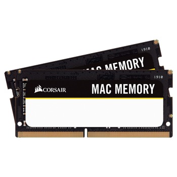 Memorie Corsair Mac Memory, 64GB DDR4, 2666MHz CL18, Dual Channel Kit Memorie Corsair Mac Memory, 64GB DDR4, 2666MHz CL18, Dual Channel Kit