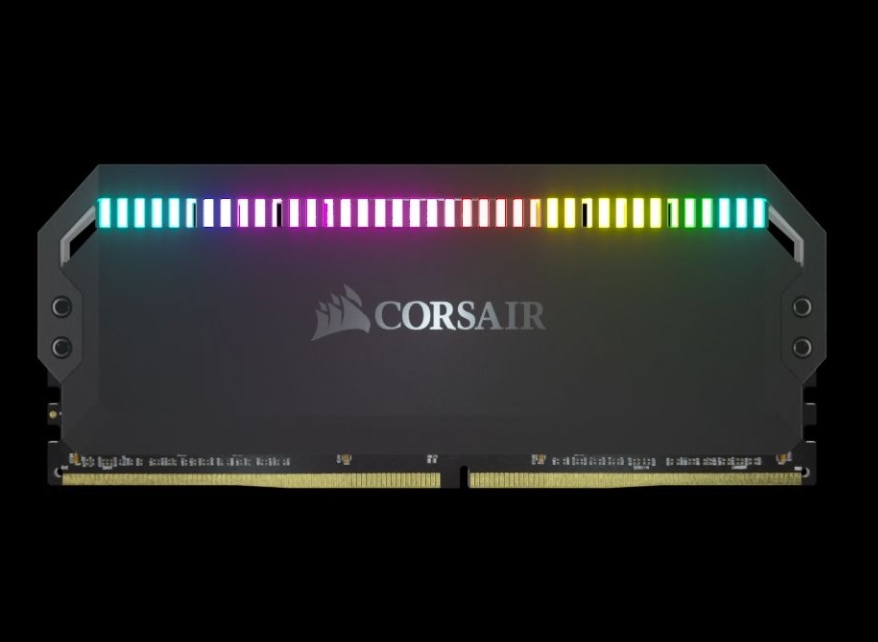 Memorie Corsair DOMINATOR® PLATINUM RGB, 32GB DDR4, 3600MHz CL14