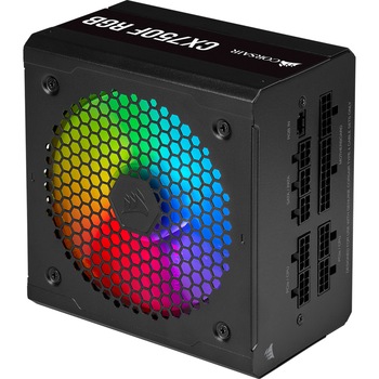 Sursa Corsair CX Series™ CX750F RGB, 80 PLUS® Bronze, 750W, Fully Modular Sursa Corsair CX Series™ CX750F RGB, 80 PLUS® Bronze, 750W, Fully Modular
