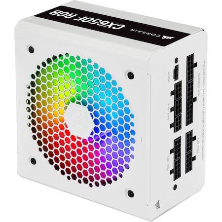 Sursa Corsair CX Series™ CX650F RGB White, 80 PLUS® Bronze, 650W