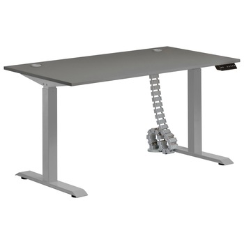 Birou cu inaltime reglabila QMOBILI MOTION Gri, cadru gri, inaltime reglabila, 1 motor, blat 1380x750 mm, organizator cabluri, birou reglabil electric pe inaltime cu functii de memorie si afisaj digital Birou cu inaltime reglabila QMOBILI MOTION Gri, cadru gri, inaltime reglabila, 1 motor, blat 1380x750 mm, organizator cabluri, birou reglabil electric pe inaltime cu functii de memorie si afisaj digital