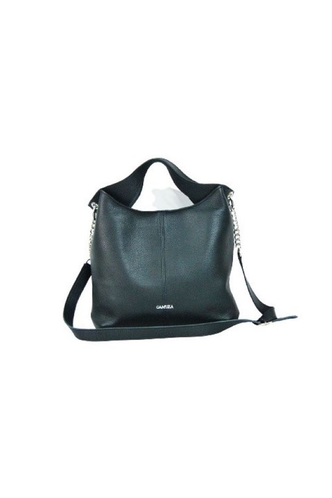 Geanta GMZ 139-5, neagra, din piele naturala, business, office, casual