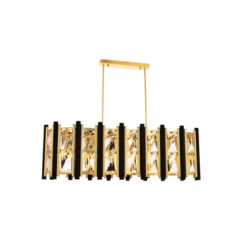 Lustra Avonni AV-1704-S90X35, 8x 40 W ,E14, Galben/Negru Lustra Avonni AV-1704-S90X35, 8x 40 W ,E14, Galben/Negru
