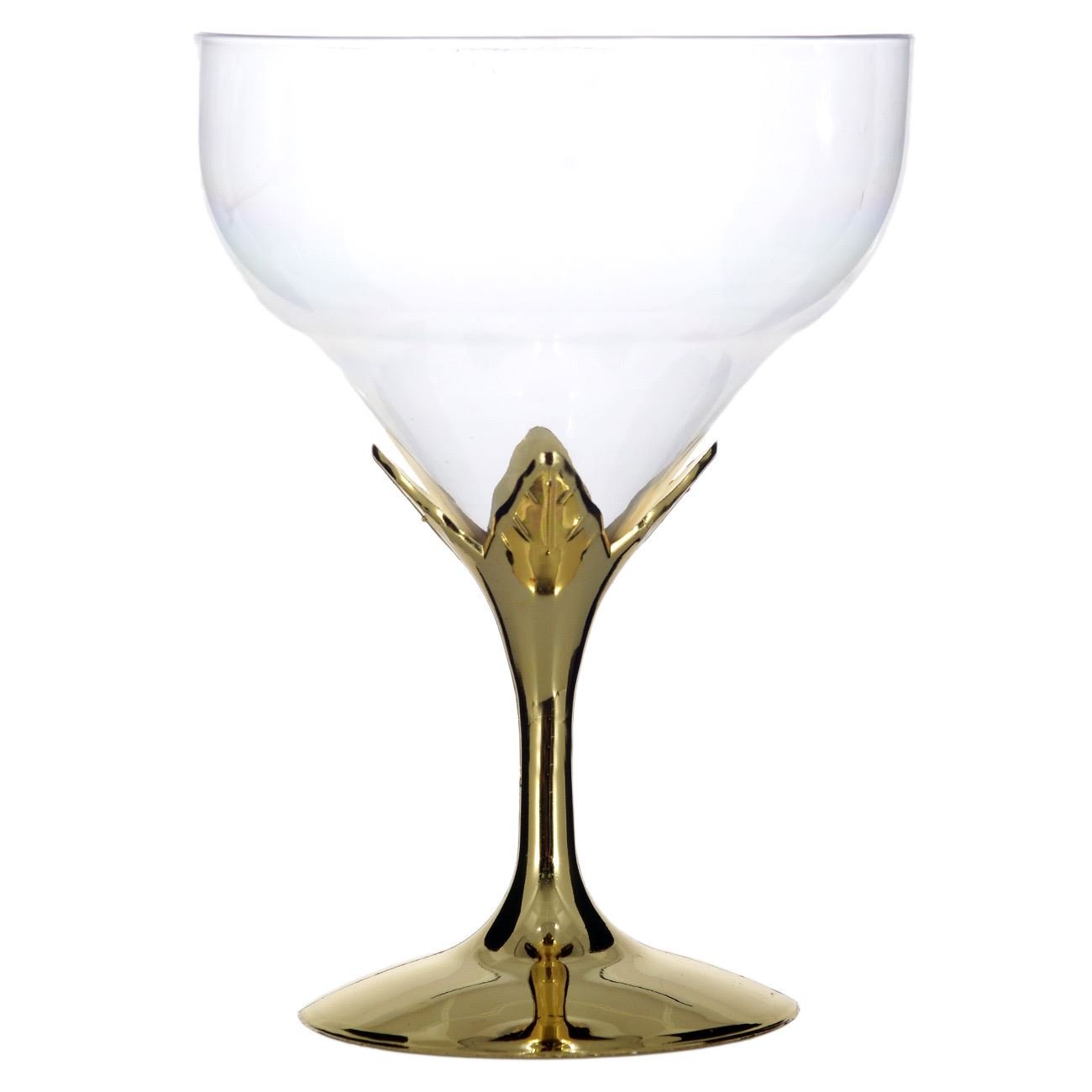 Set 3 pahare de plastic de Craciun pentru Martini, 200 ml