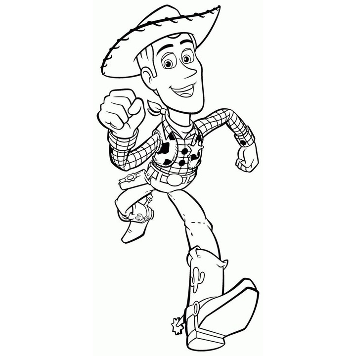 Sticker decorativ perete / geam, Toy Story, 50x23 cm