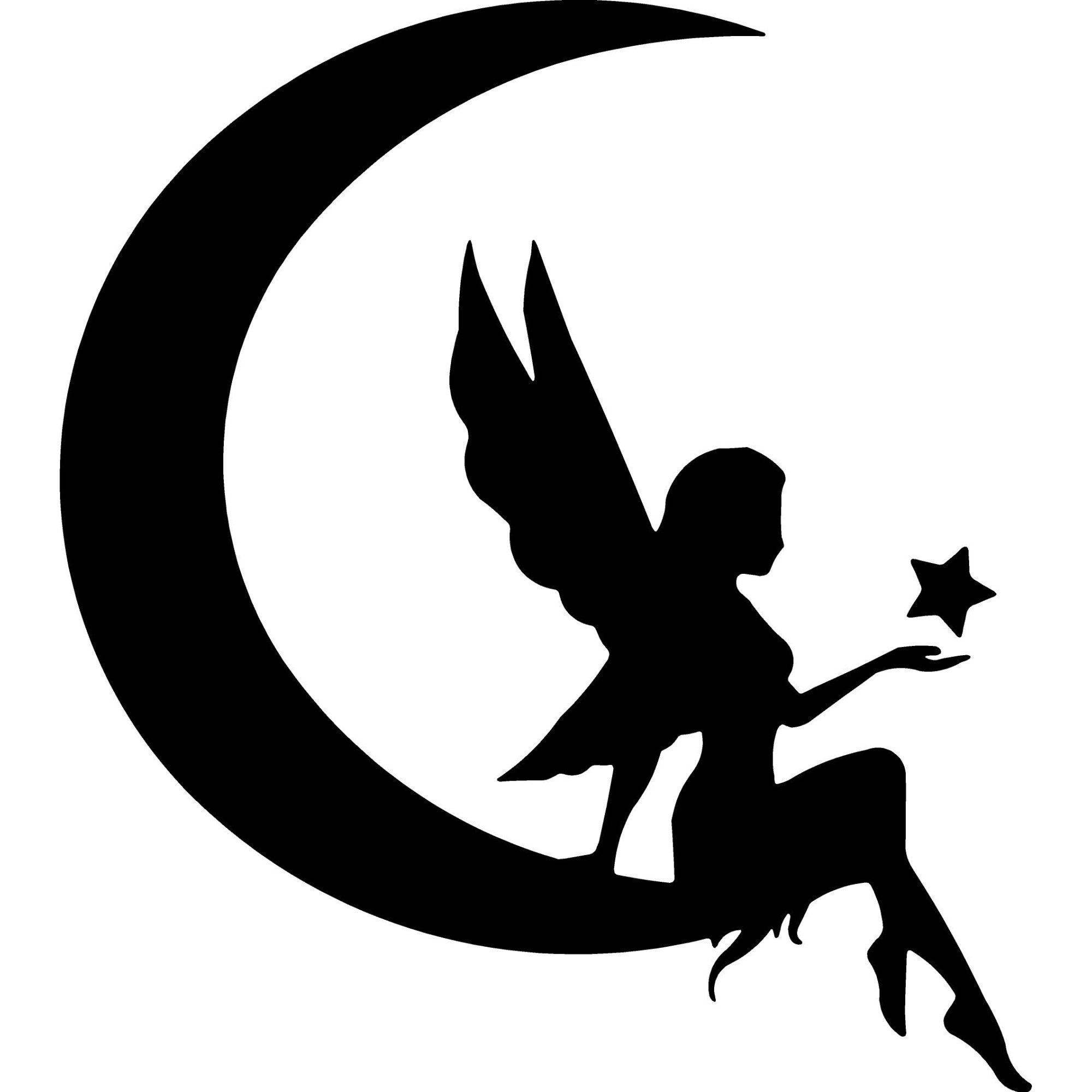 Sticker decorativ perete / geam, Dream fairy, 25x22cm