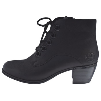 Ghete dama, din piele naturala, Rieker, Y2100-00-01-P-22, negru, Negru Ghete dama, din piele naturala, Rieker, Y2100-00-01-P-22, negru, Negru