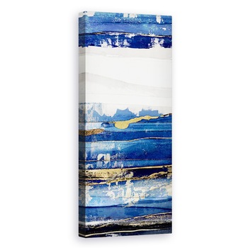 Tablou canvas - Abstract, Ultramarin I, 40 x 120 cm Tablou canvas - Abstract, Ultramarin I, 40 x 120 cm