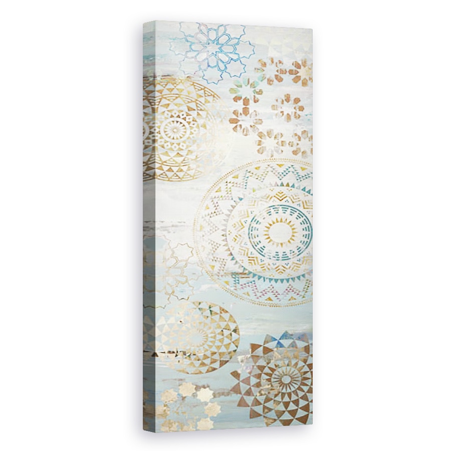 Tablou canvas - Abstract, Mozaic albastru I, 40 x 120 cm