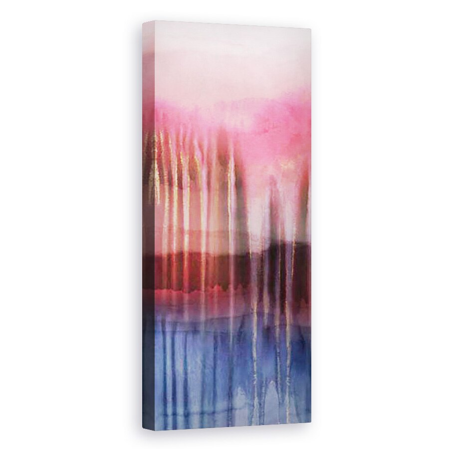 Tablou canvas - Abstract, Picaturi de neon III, 40 x 120 cm