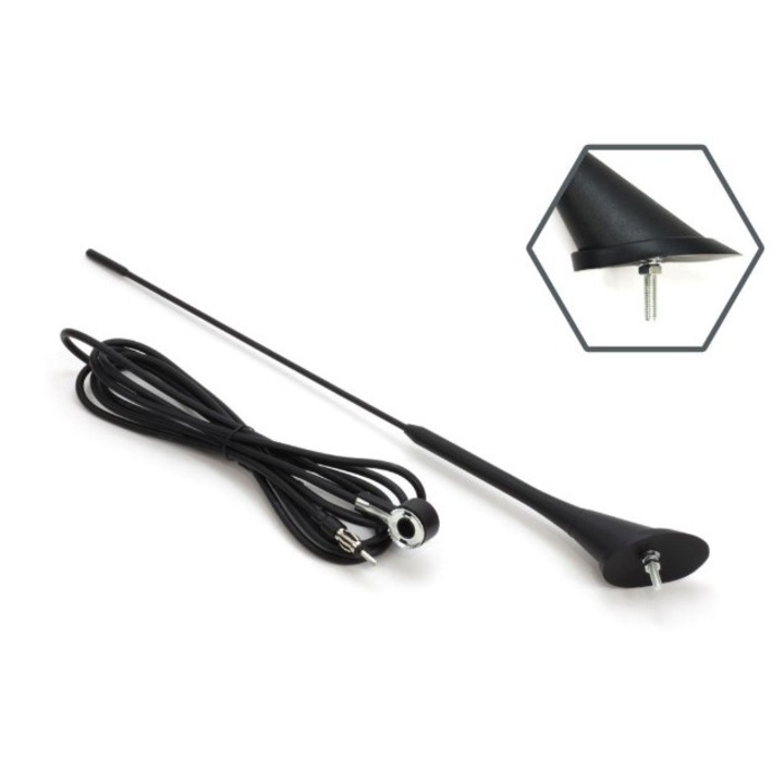 AMIO 40 cm-es autós antenna ANT07