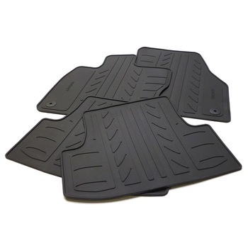 Set 4 covorase cauciuc, Seat Ibiza KJ1 2018/Arona KJ7 2018, Negru Set 4 covorase cauciuc, Seat Ibiza KJ1 2018/Arona KJ7 2018, Negru