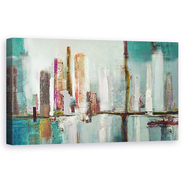Картина на платно - Абстракт, Илюминация II, 60 x 120 см