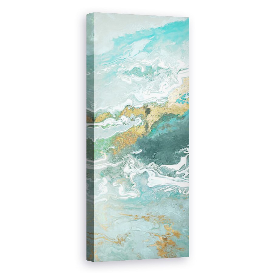 Tablou canvas - Flori, Marmura verde I, 40 x 120 cm