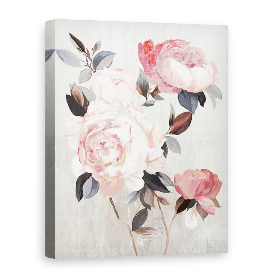 Tablou canvas - Flori, Rosu inflorit, 60 x 80 cm