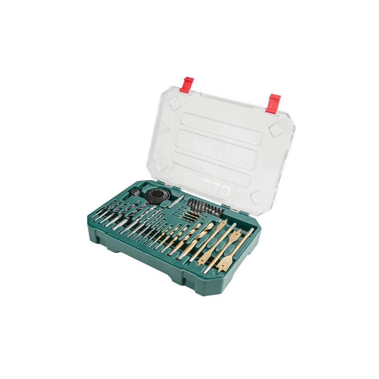 Set de burghie si biti 49 piese VERTO 66H650
