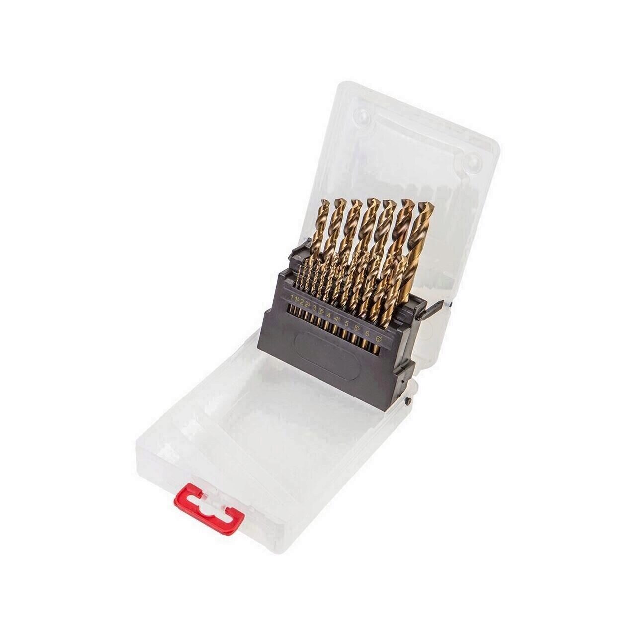 Set burghie metal HSS 1-10 mm 19 buc/set VERTO 60H812