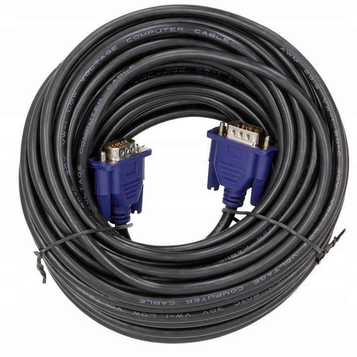 D-SUB VGA-VGA kábel, Pawonik, Full HD, 15 m