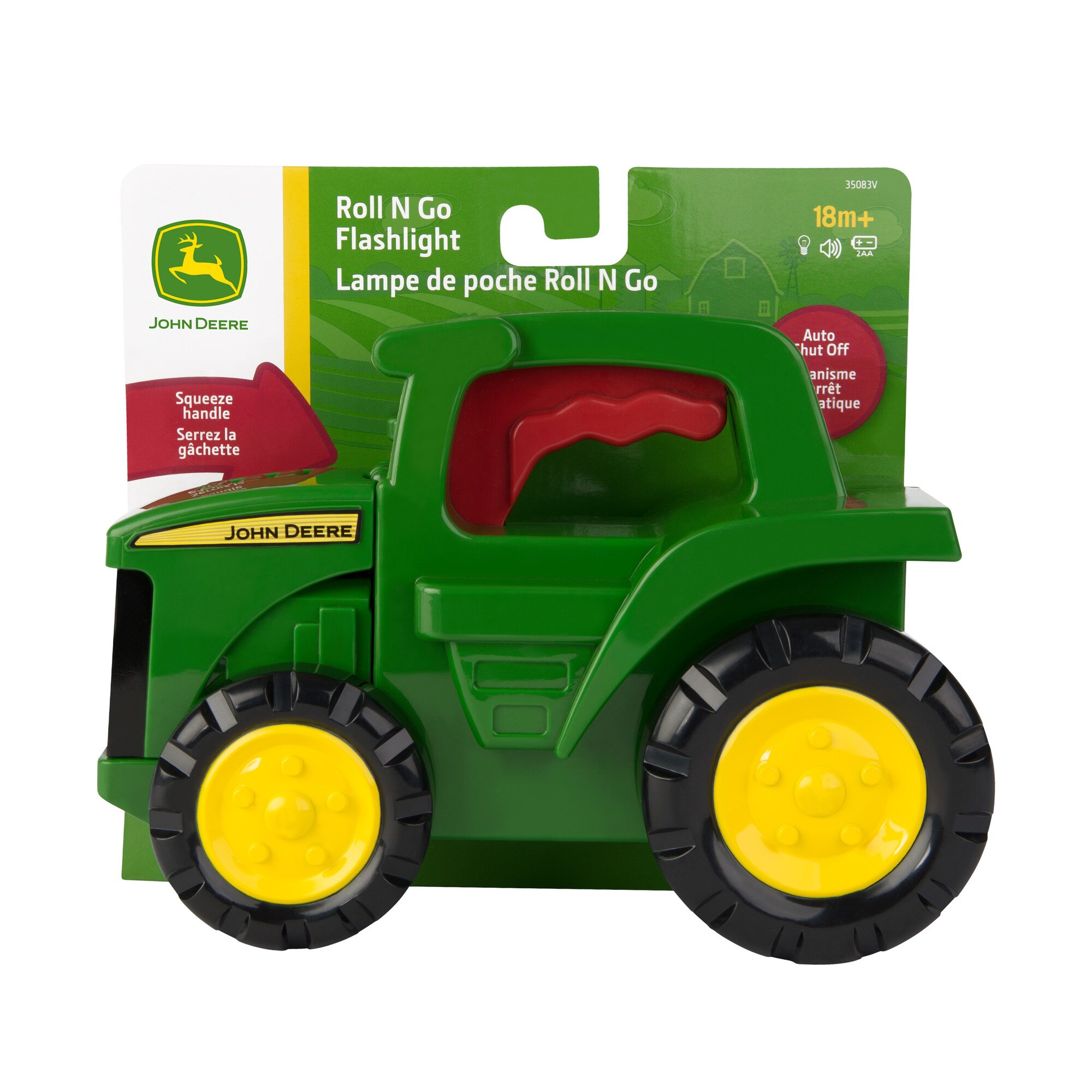 Tractoras John Deer - Roll N Go, Flashlight
