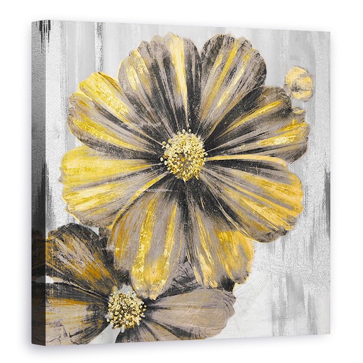 Tablou canvas - Flori, Sclipici peren II, 60 x 60 cm