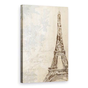 Tablou canvas - Orase si Arhitectura, Oras, Paris, Turnul Eiffel, Pictura, 40 X 60 cm Tablou canvas - Orase si Arhitectura, Oras, Paris, Turnul Eiffel, Pictura, 40 X 60 cm