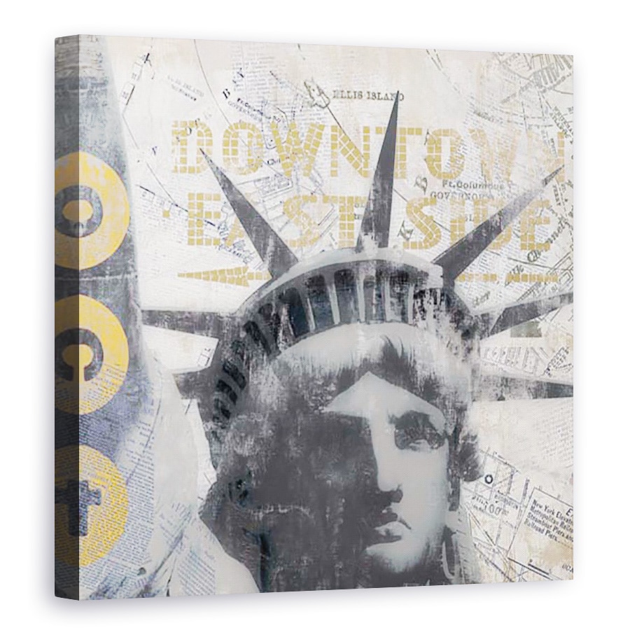 Tablou canvas - Orase si Arhitectura, Cladire, Statuia Libertatii, New York, 100 x 100 cm