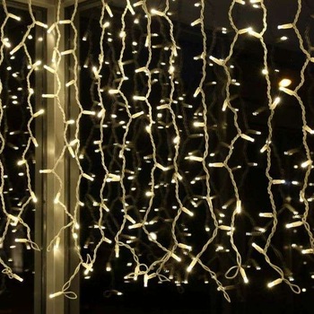 Instalatie Craciun, 4m x 1m, 240 LED-uri Perdea, Alb Cald,, Flash, Transformator, Interconectabila, Fir Transparent, Flippy® Instalatie Craciun, 4m x 1m, 240 LED-uri Perdea, Alb Cald,, Flash, Transformator, Interconectabila, Fir Transparent, Flippy®