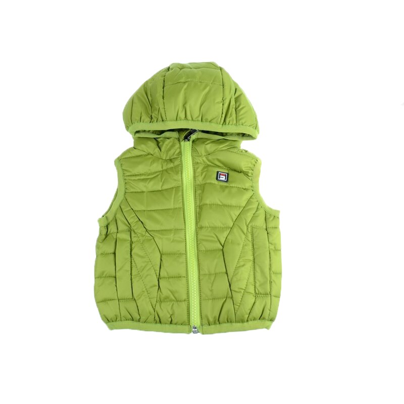 Vesta pentru copii Vitamins casual din bumbac, Verde deschis