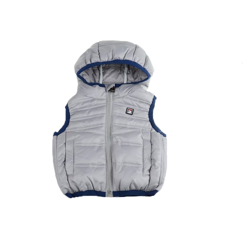 Vesta pentru copii Vitamins casual din bumbac, Gri