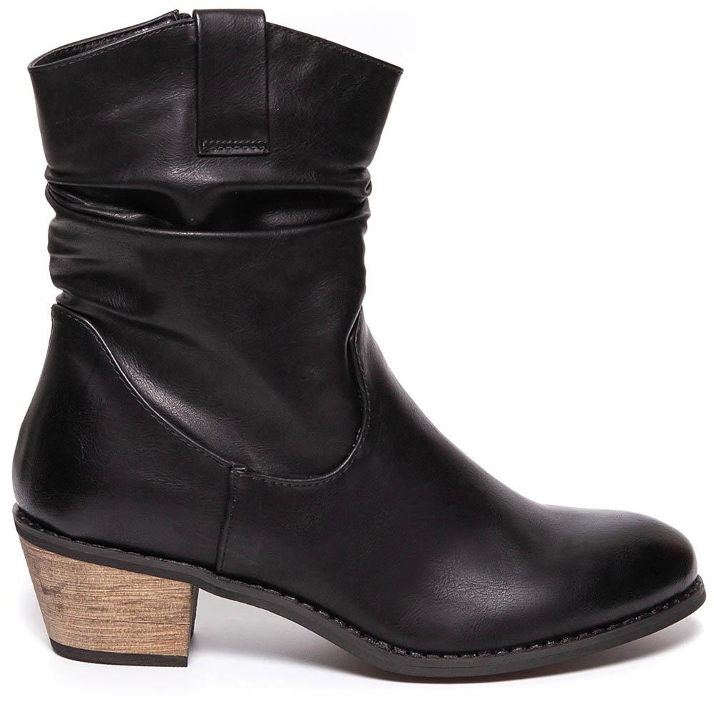 Botine dama Fantine, Negru, Negru