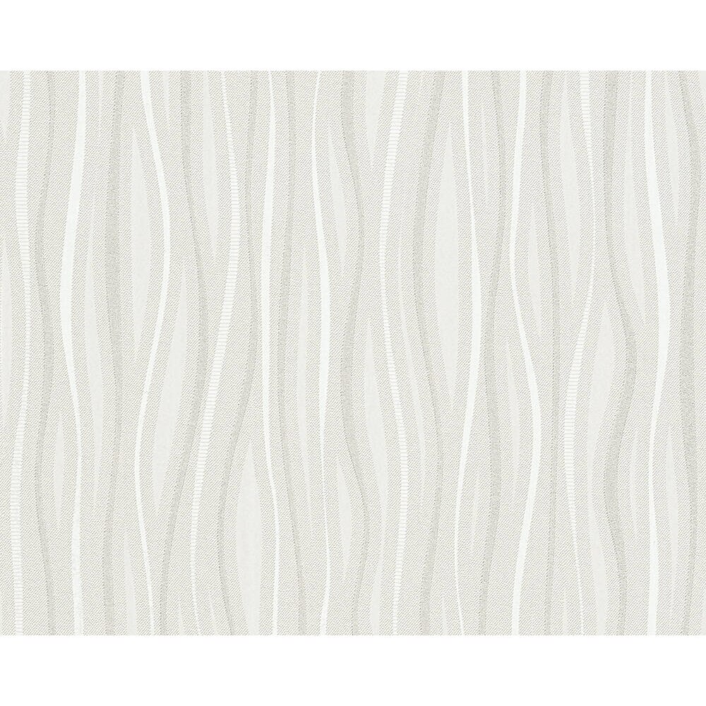Tapet, AS Creation, 958791, crem/metalic/alb, 10.05 x 0.53 m, vinil expandat