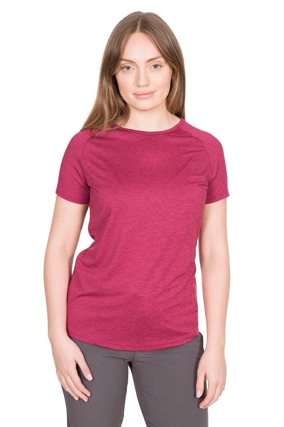 Trespass, Tricou cu decupaj pe partea din spate, pentru antrenament Ally, Zmeuriu