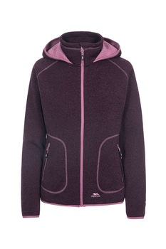 Trespass, Jacheta cu fermoar si gluga Splendor, Violet pruna Trespass, Jacheta cu fermoar si gluga Splendor, Violet pruna