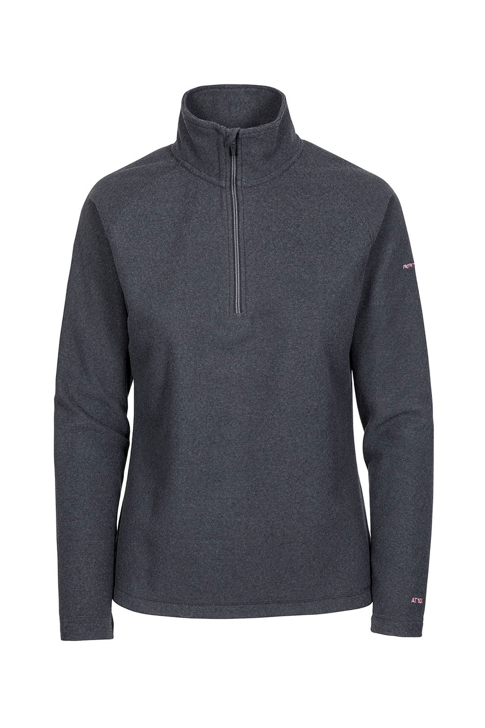 Trespass, Bluza sport din fleece cu fenta cu fermoar Meadows, Gri antracit