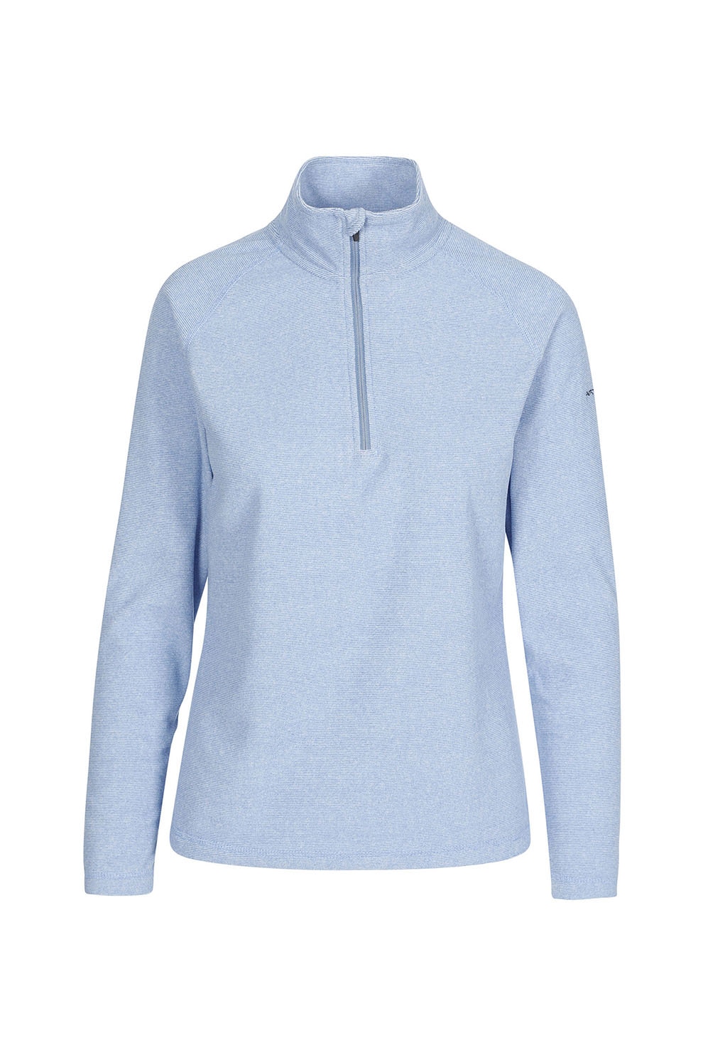 Trespass, Bluza sport din fleece cu fenta cu fermoar Meadows, Albastru lavanda