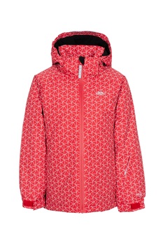 Trespass, Geaca impermeabila pentru ski Assured, 98-104 CM, Corai/Alb Trespass, Geaca impermeabila pentru ski Assured, 98-104 CM, Corai/Alb