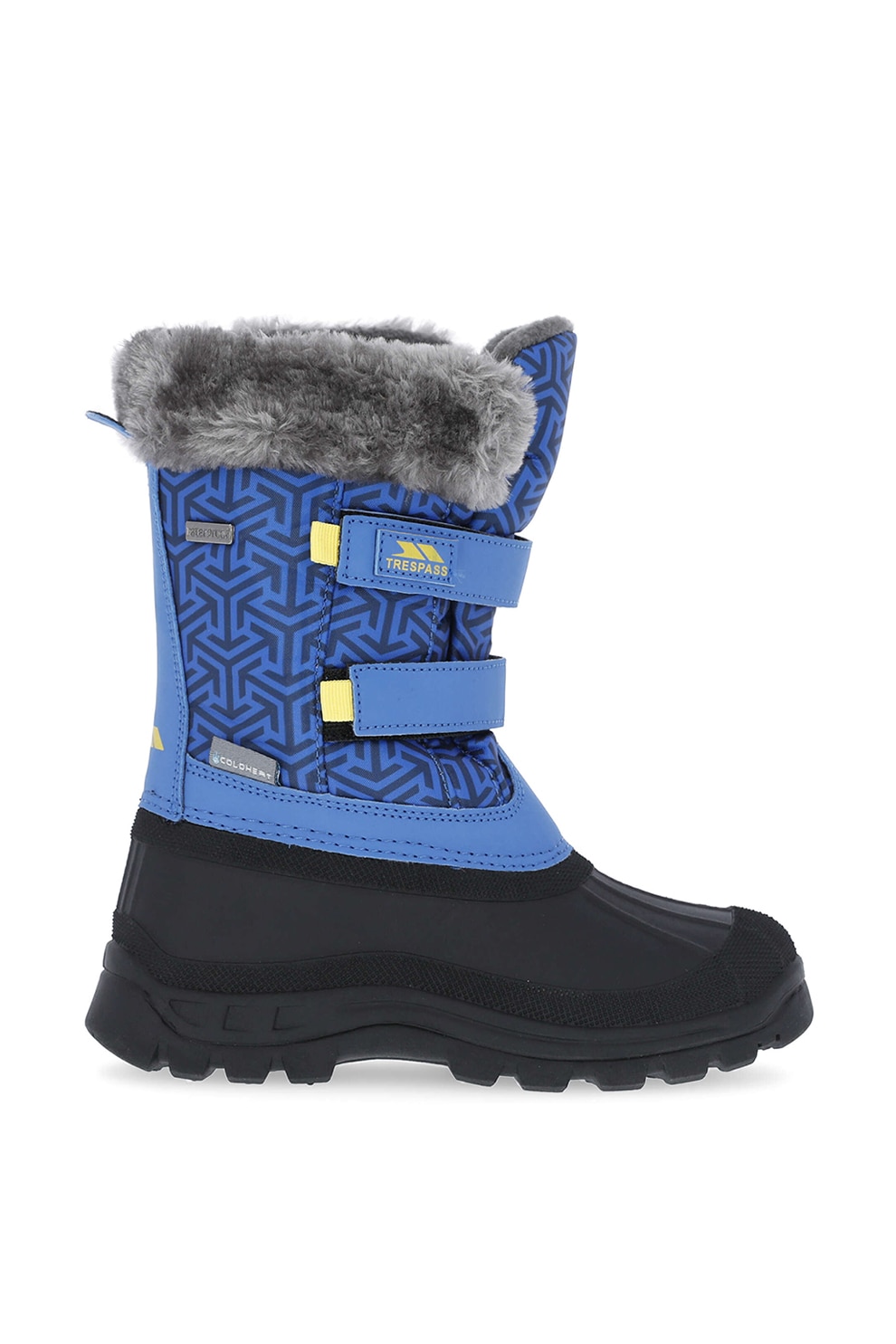 Trespass, Cizme de iarna mid-calf, cu detalii de blana sintetica Vause