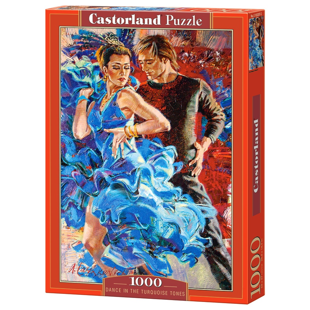 Puzzle Castorland, Dance in the Turquoise Tones, 1000 piese
