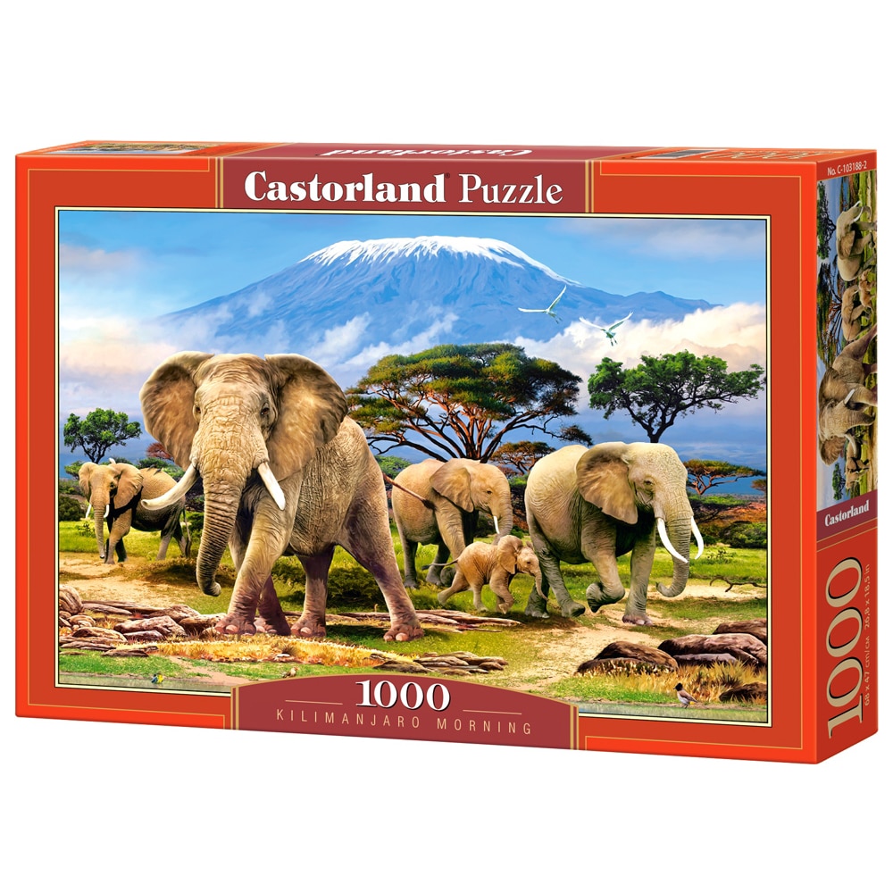 Puzzle Castorland, Dimineata la Kilimanjaro, 1000 piese