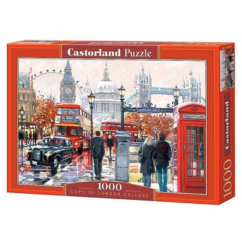 Puzzle Castorland, London Collage, 1000 piese Puzzle Castorland, London Collage, 1000 piese